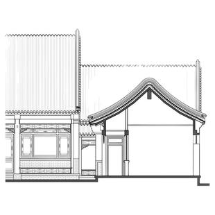 72x45米三进大四合院CAD建筑施工图中式民居3240平米混凝土自建房