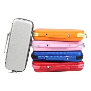 Raymay藤井EVA笔袋盒碳纤纹文具盒FSB150大容量双层带笔帘PU防污