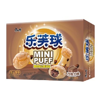 康师傅乐芙球多口味零食夹心爆浆