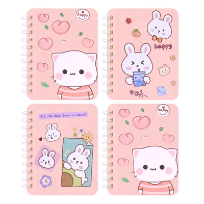 可爱线圈本小号超萌迷你便携随身口袋记事本小学生礼物ins少女心
