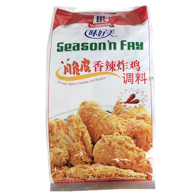 脆皮香辣炸鸡鸡米花腌料裹粉商用