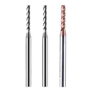 56度钨钢涂层加长刃 全刃长 高光铝用 钨钢铣刀1/1.5/2/2.5/3/4mm