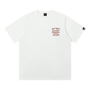 丛林老虎美式嘻哈字母260g重磅短袖高街hiphop运动宽松纯棉T恤男