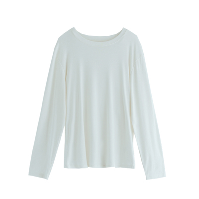 古苔早秋新品长袖T恤莱赛尔天丝
