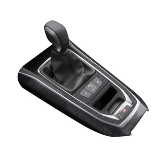 黑武士拉丝膜适用14-18年东风标致408内饰改装贴纸中控台档位贴膜