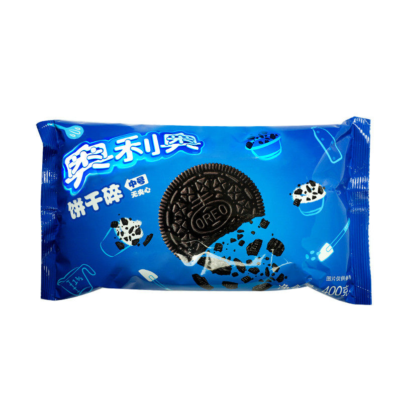 奥利奥饼干碎中号饼干无夹心饼干屑商用雪媚娘木糠杯家用烘焙400g