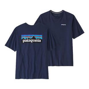 巴塔哥尼亚Patagonia P-6 男女士户外透气印花短袖T恤 混纺38504