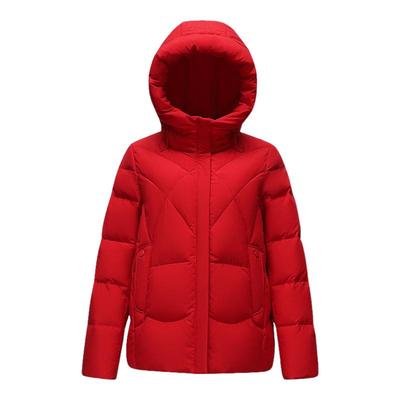 短款羽绒服雪中飞连帽