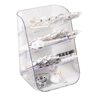 超透亮！超大容量斜插式透明笔筒儿童女孩男孩学生书桌桌面收纳盒