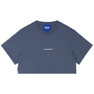 WASSUP女生短款短袖T恤夏季新品高腰露脐纯棉宽松休闲上衣潮牌