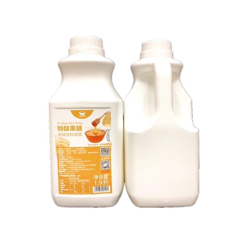 航帆特醇果糖2.5kgF60调味糖浆果葡咖啡奶茶果汁饮品专用原料包邮