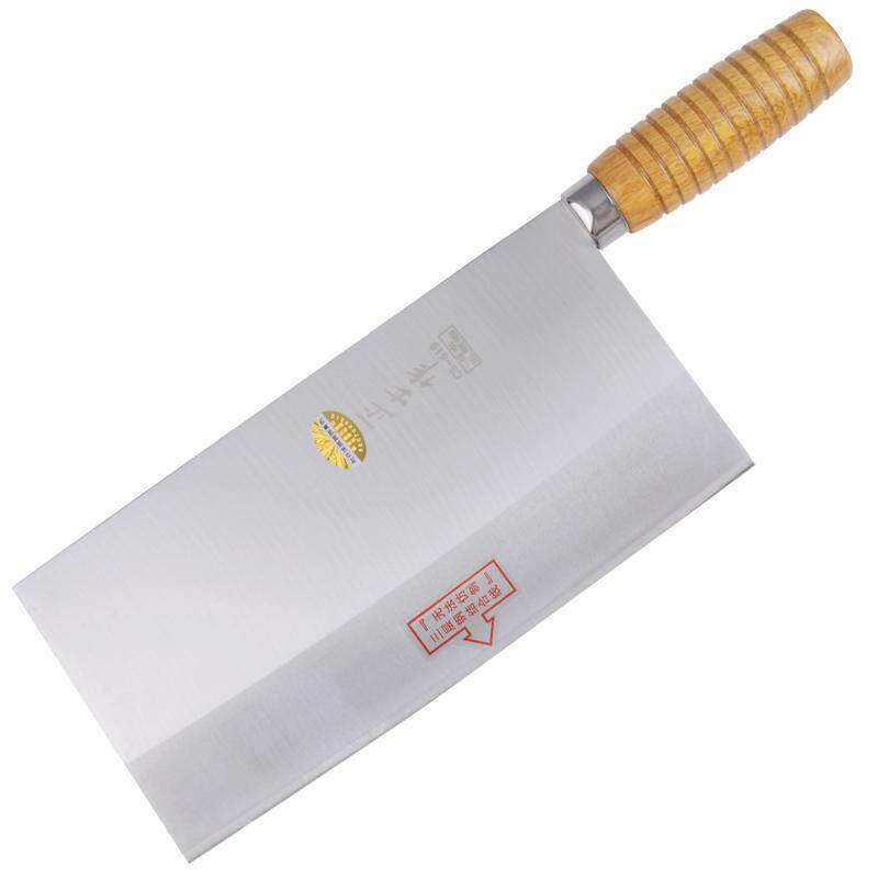 厨师专用切片刀三层钢金门菜刀