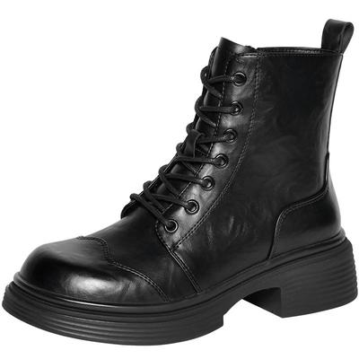 reemoor睿慕马丁靴厚底