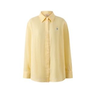 【法国亚麻】Eland衣恋衬衫翻领长袖休闲显瘦上衣2026春季新款