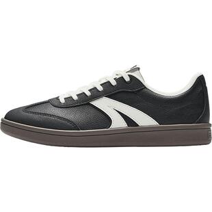 安踏TT鞋lite薄底德训鞋女鞋网球风休闲板鞋正品黑色平底鞋子女款