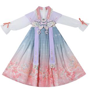 汉服女童春秋2026新款儿童古装国风春季唐装女孩古风公主裙子春装