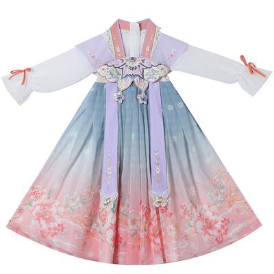 女童夏装新款汉服儿童唐装襦裙