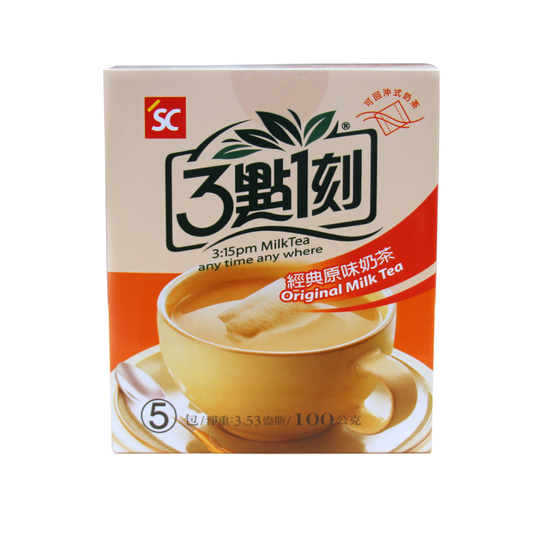 三点一刻奶茶台湾原味港式炭烧伯爵黑糖玫瑰冲饮3点1刻袋装茶粉包