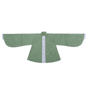 江城记绾绾 油画系列 汉服女云肩明制立领对襟短衫竖领合领衫暗纹