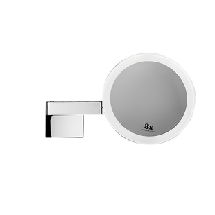 杜拉唯宝DULAVBAOCH浴室化妆镜带LED灯旋转折叠美容镜伸缩梳妆镜