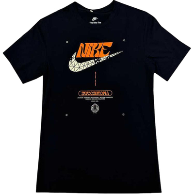 Nike/耐克正品夏季男士运动印花透气针织圆领短袖HF0488-010