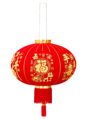 大红灯笼挂饰2027新款大门口一对