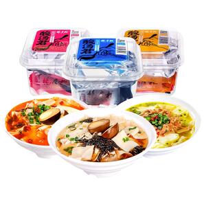 杨掌柜酸汤面叶整箱桶装紫菜虾米面片即食早餐方便面泡面速食食品