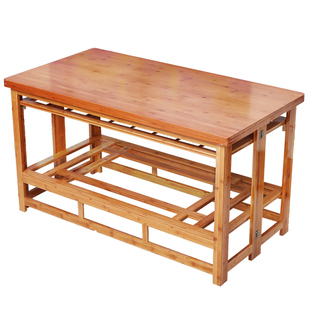 丞旺长方形烤火架实木折叠1.2米多功能取暖桌正方形烤火桌子家用