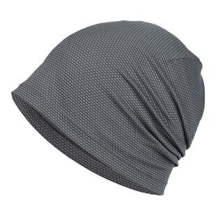 单层男士夏季包头帽户外骑行小帽头盔打底帽冰丝速干薄款头套户外