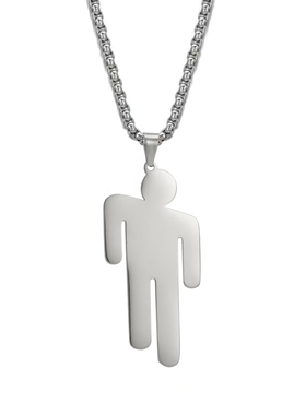 NG生人勿进i人吊坠钛钢项链女款