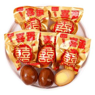 生孩子报喜红蛋喜蛋满月乡巴佬风味熟卤蛋批发诞生宝宝五香鸡蛋