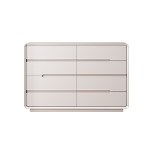 意式实木五斗柜极简卧室床尾大容量储藏柜客厅靠墙八斗柜收纳柜子