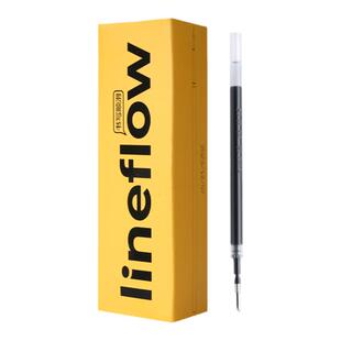 得力ST头速干按动笔芯中性笔替芯子弹头0.5葫芦头按动笔替芯黑色顺滑中性笔黑笔芯学生刷题考试笔替换芯