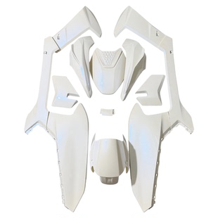 适配极核AE4se电摩全套烤漆外壳宽体机甲改装车壳配件贴花可定制