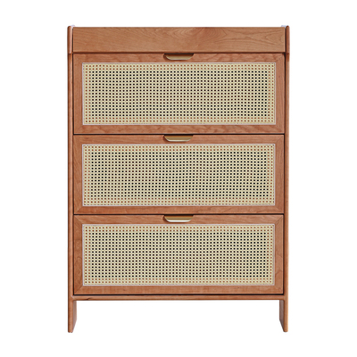 下翻门北欧日式透气鞋柜