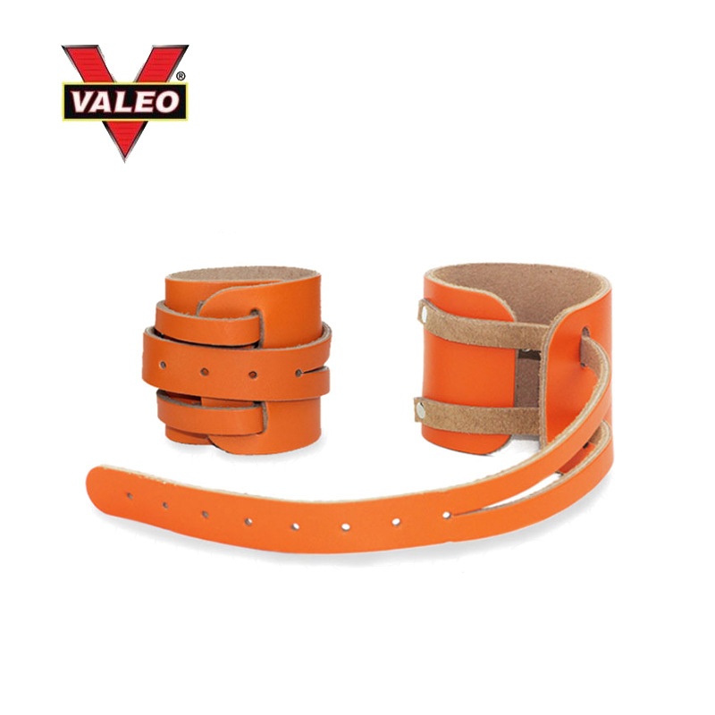 VALEO硬拉助力带健身男护腕牛皮握力引体向上运动防滑单杠手套带