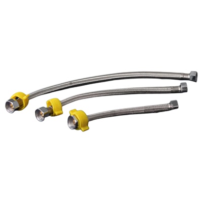 304不锈钢编织软管冷热进水管家用高压防爆4分马桶热水器连接软管