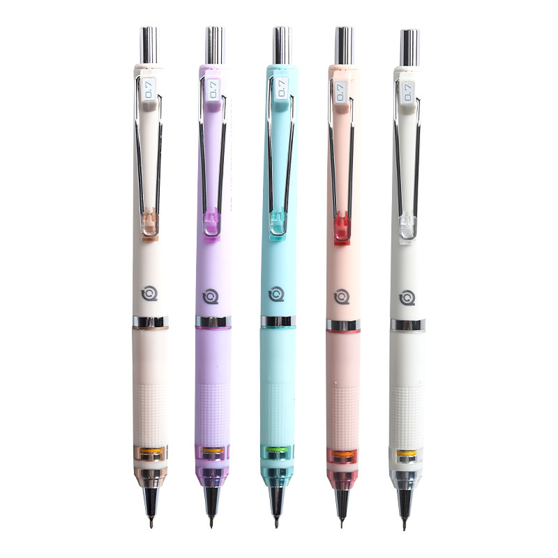 晨光优品马卡龙自动铅笔低重心写不断0.5自动笔学生用高颜值铅笔