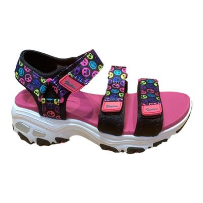 Skechers夏魔术贴女童凉鞋