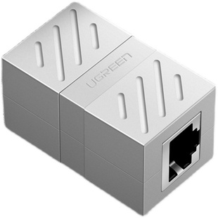 绿联网线连接器对接头千兆网络直通头rj45接口水晶头快速转接延长