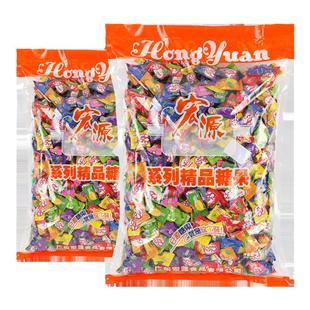 宏源什锦水果糖5斤装休闲糖果陈皮话梅糖散装招待批发喜糖小零食