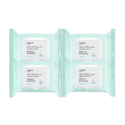 屈臣氏温和净透卸妆湿巾