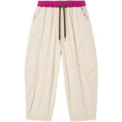 JuicyCouture橘滋灯芯绒束脚裤