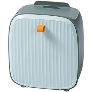 桌面垃圾桶家用客厅带翻盖卧室办公室北欧风上可爱迷你小号收纳桶