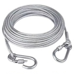 晾衣绳子室外晒被子加粗包塑钢丝绳阳台顶楼专用防风防滑凉晒神器