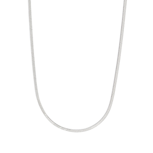 AWNL蛇骨链925银男款项链个性时尚感潮酷简约新年礼物送男友