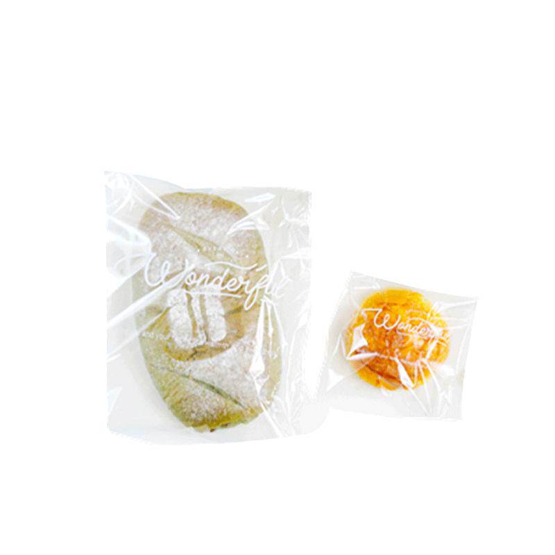 透明英文面包欧包甜甜圈包装袋