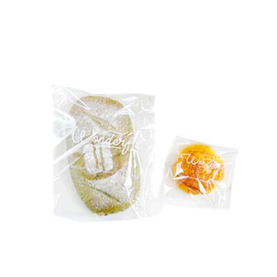 透明英文面包欧包甜甜圈包装袋