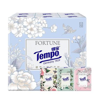 Tempo得宝小花园手帕纸12小包