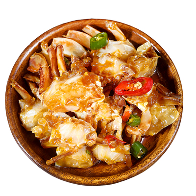 溜溜嘛鲜麻辣醉蟹即食罐装